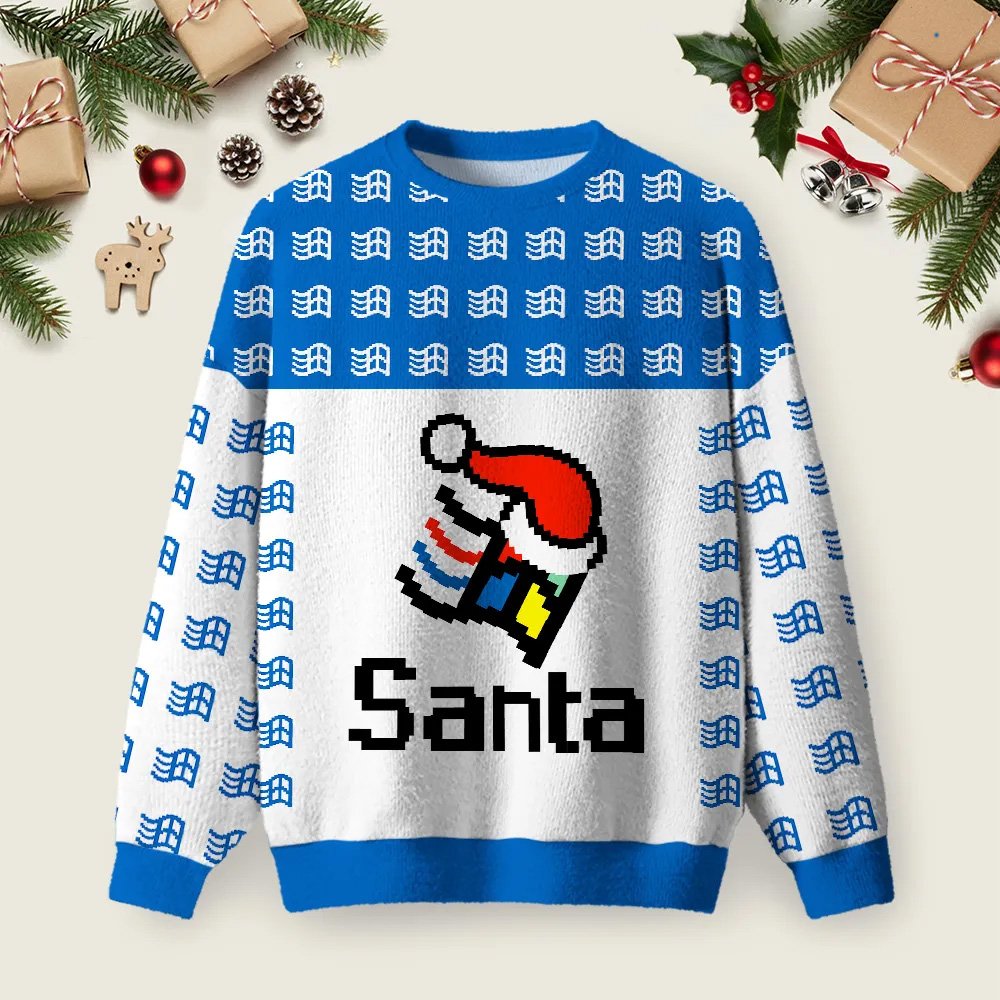 Micro Santa Ugly Christmas Sweater Clothes To Get For Christmas Xmas Apparel Gifts