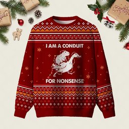 For Nonsense Red Ugly Christmas Sweater Christmas Vacation Apparel Xmas Outfits Ideas