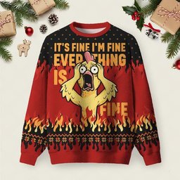 IT_S FINE Ugly Christmas Sweater Christmas Vacation Apparel Winter Clothes Gifts.jpeg