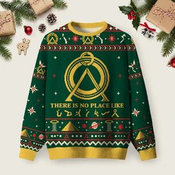 No Place Like Home Ugly Christmas Sweater Winter Apparel Xmas Attire Christmas Gifts.png