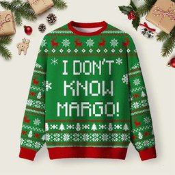 I Don_t Know Margo Ugly Christmas Sweater Xmas Clothing Festive Attire Christmas Gifts.png