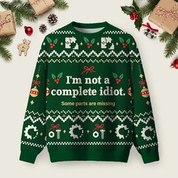 Not A Complete Idiot Ugly Christmas Sweater Meme Winter Apparel Xmas Outfits Ideas.png