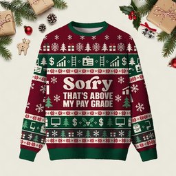 Pay Grade Ugly Christmas Sweater Clothes To Get For Christmas Winter Attire Xmas Gifts