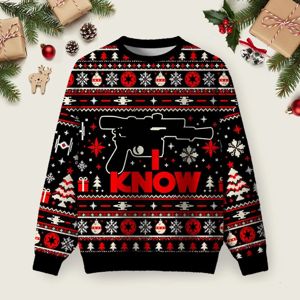 I Know Ugly Christmas Sweater Winter Clothing Xmas Apparel Christmas Outfits Ideas.png