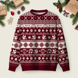Medieval Adventure Ugly Christmas Sweater Festive Clothing Christmas Gifts Ideas