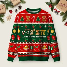 I Ate Some Pi Ugly Christmas Sweater Cold Weather Clothes Christmas Outfits Ideas.png