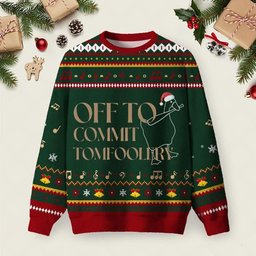 Off To Commit Ugly Christmas Sweater Casual Christmas Party Winter Apparel Gifts Ideas.jpeg