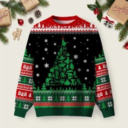 Galaxy Christmas Tree Ugly Christmas Sweater Holiday Christmas Sweaters Xmas Apparel.png