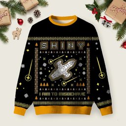 Shiny Black Ugly Christmas Sweater Christmas Clothing Xmas Attire Gifts Ideas.png