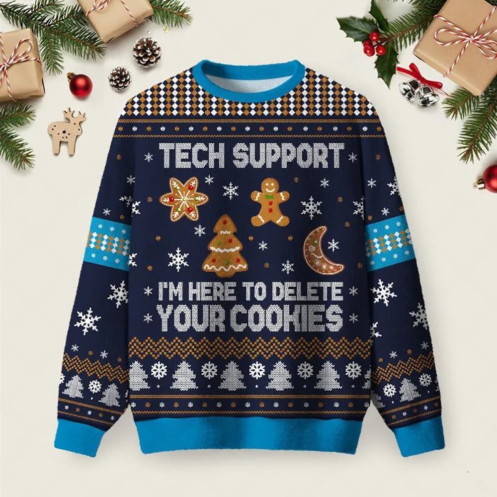 Tech Support Computer Programmer Ugly Christmas Sweater Funny Holiday Sweaters Xmas Clothes.jpeg