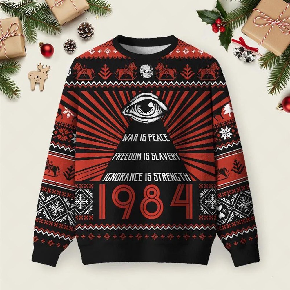 War Is Peace Ugly Christmas Sweater Festive Apparel Xmas Clothing Ideas Christmas Gifts.jpeg