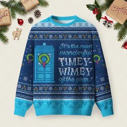 Timey Wimey Blue Ugly Christmas Sweater Winter Clothes Christmas Apparel Presents Ideas.jpeg