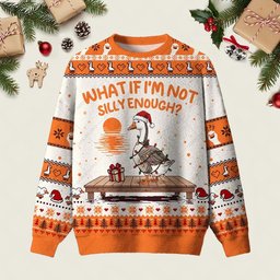 What If I_m Not Silly Enough Ugly Christmas Sweater Christmas Outfits Ideas Xmas Apparel