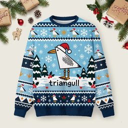 Triangull Ugly Christmas Sweater Festive Clothing Xmas Outfits Ideas Christmas Presents.png