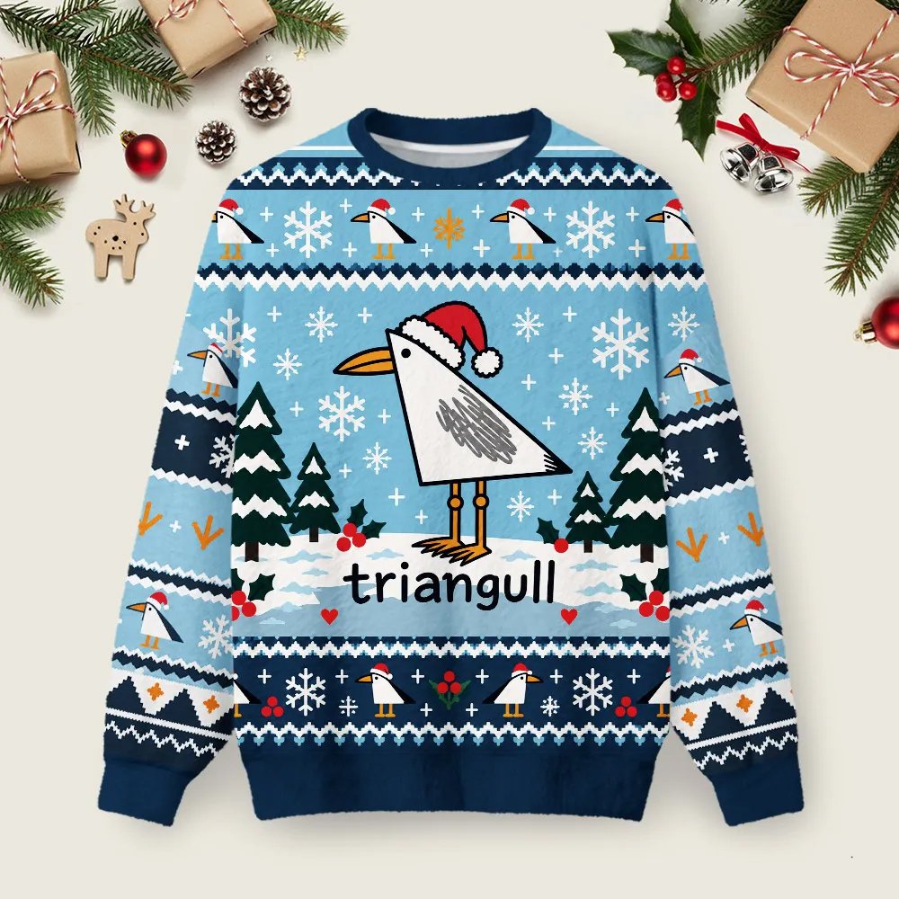 Triangull Ugly Christmas Sweater Festive Clothing Xmas Outfits Ideas Christmas Presents.png