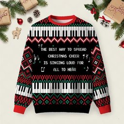 The Best Way To Spread Christmas Cheer Ugly Christmas Sweater Festive Apparel Xmas Gifts.jpeg