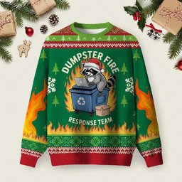 Raccoon Trash Panda Ugly Christmas Sweater Winter Apparel Xmas Sweater Christmas Gifts.jpeg
