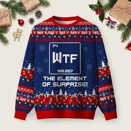 Wtf The Element Of Surprise Funny Science Ugly Christmas Sweater Xmas Clothes Gifts.png