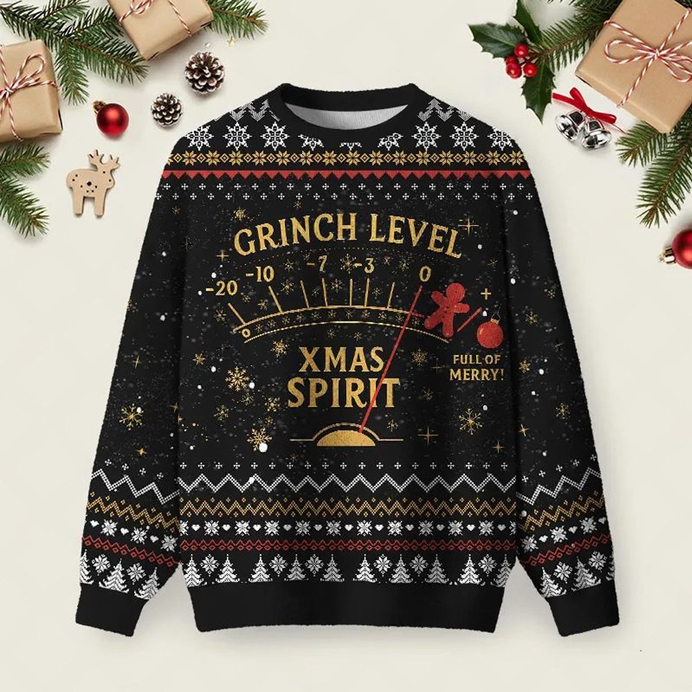 Xmas Spirit Meter Ugly Christmas Sweater Christmas Vacation Apparel Xmas Clothes Gifts.jpeg