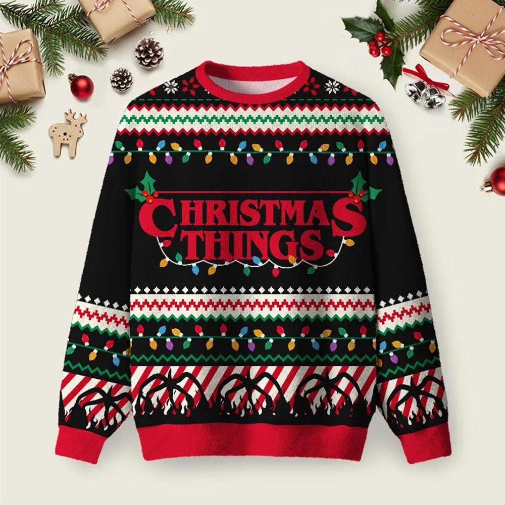 Christmas Thing Ugly Christmas Sweater Xmas Party Outfits Xmas Gifts For Sister