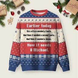 This Office Needed A Santa Ugly Christmas Sweater Festive Clothing Xmas Presents Ideas