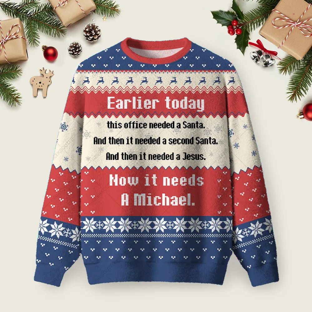This Office Needed A Santa Ugly Christmas Sweater Festive Clothing Xmas Presents Ideas
