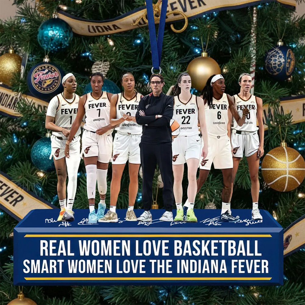 Indiana Fever Basketball Team Acrylic Christmas Ornament Christmas Decoration Keepsake Xmas Gifts