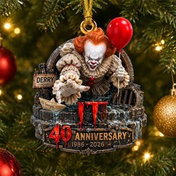 Pennywise 40th Anniversary 1986-2026 Ornament Vintage Christmas Ornaments Holiday Keepsake