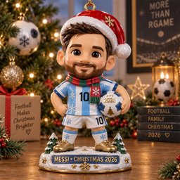 Lionel Messi Christmas 2026 Ornament Best Xmas Ornaments Christmas Keepsake Gifts