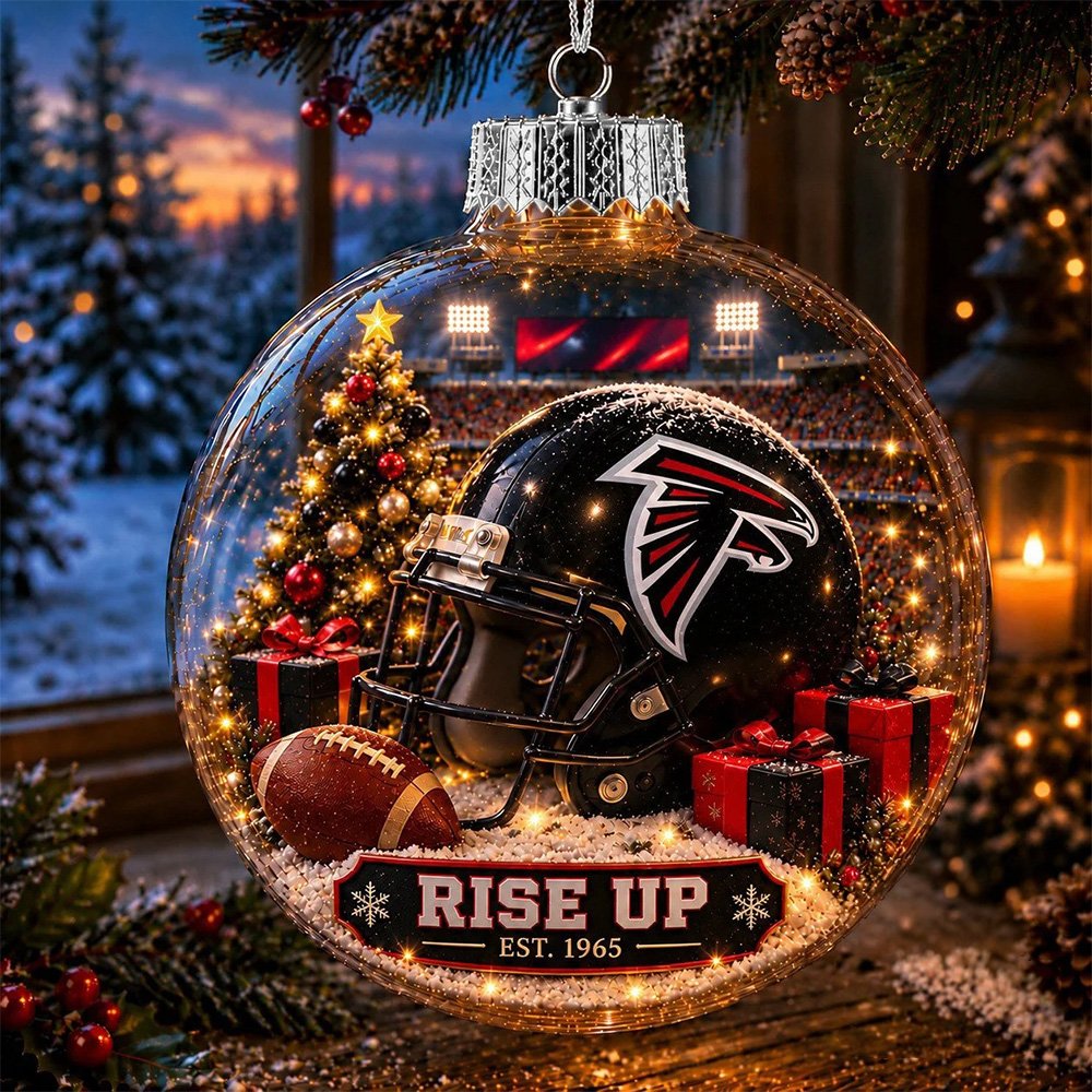 Atlanta Falcons Rise Up Est 1965 Ornament Christmas Decoration Xmas Gifts For Him