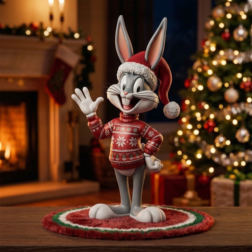 Bugs Bunny Christmas Ornament Festive Home Decorations Cool Christmas Gifts
