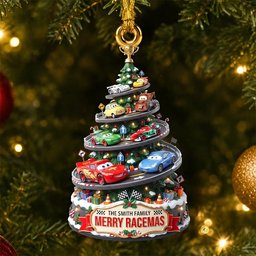 Disney Pixar Cars Merry Racemas Ornament Christmas Display Decor Christmas Gift Ideas For Son