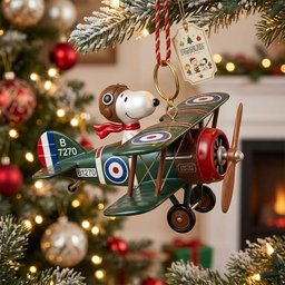 Peanuts Snoopy Flying Ace Christmas Tree Ornament Xmas Tree Decorations Gift Ideas For Him