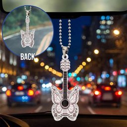 Dolly Parton Butterfly Guitar Tribute Acrylic Car Ornament Christmas Display Decor Cool Xmas Gifts
