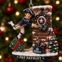 New England Patriots Pat Patriot Ornament Best Christmas Ornaments Holiday Tree Decor