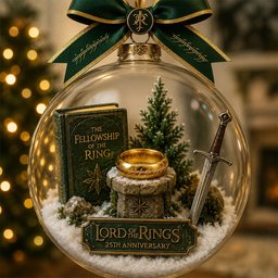 Lord of the Rings 25th Anniversary Christmas Ornament Christmas Room Decor Best Xmas Ornaments