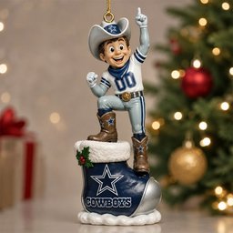 Dallas Cowboys Mascot Christmas 2026 Ornament Christmas Display Decor Keepsake Xmas Gifts