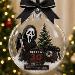 Scream 30th Anniversary 1996-2026 Ornament Xmas Tree Decorations Holiday Tree Ornament