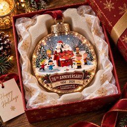 Peanuts 76th Anniversary 2026 Christmas Ornaments Family Best Christmas Ornaments Xmas Tree Decor