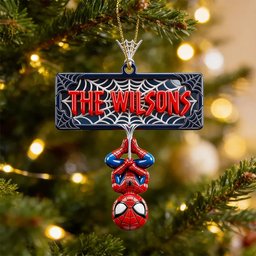 Spiderman Acrylic Ornament Xmas Tree Decorations Christmas Gift Ideas For Him
