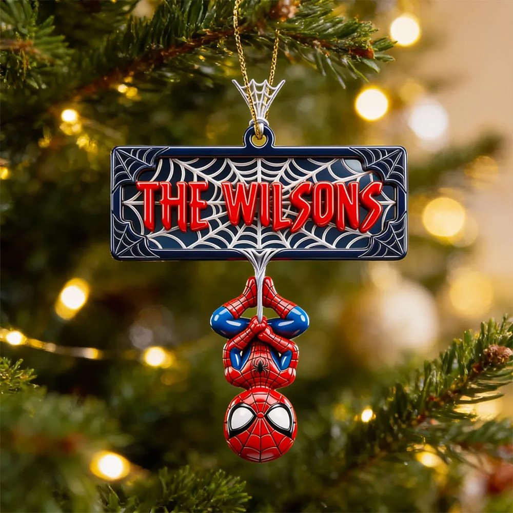 Spiderman Acrylic Ornament Xmas Tree Decorations Christmas Gift Ideas For Him