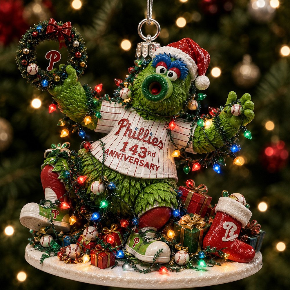 Snoopy x Houston Texans Christmas Global Ornament Festive Tree Decorations Xmas Ornament