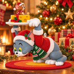 Tom And Jerry Hide And Seek Christmas Ornament Funny Xmas Ornaments Xmas Tree Decorations