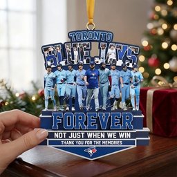 Toronto Blue Jays Forever Team Player Acrylic Christmas Ornament Xmas Decor Christmas Ornaments