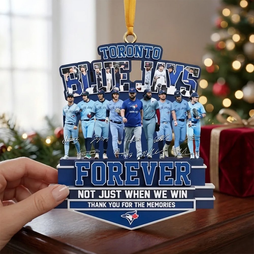 Toronto Blue Jays Forever Team Player Acrylic Christmas Ornament Xmas Decor Christmas Ornaments