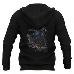 Viking Raven Viking Hoodie Basic Viking Style - Vikingstyle.co
