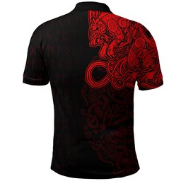 Viking Style - Vikingstyle.co Viking Style Polo Shirt - Raven Of Odin - Special Version A7 VKNGB