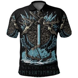 Viking Style - Vikingstyle.co Viking Style Polo Shirt - Isaz Rune A31 VKNGB