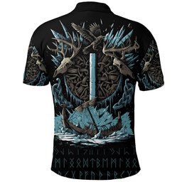 Viking Style - Vikingstyle.co Viking Style Polo Shirt - Isaz Rune A31 VKNGB
