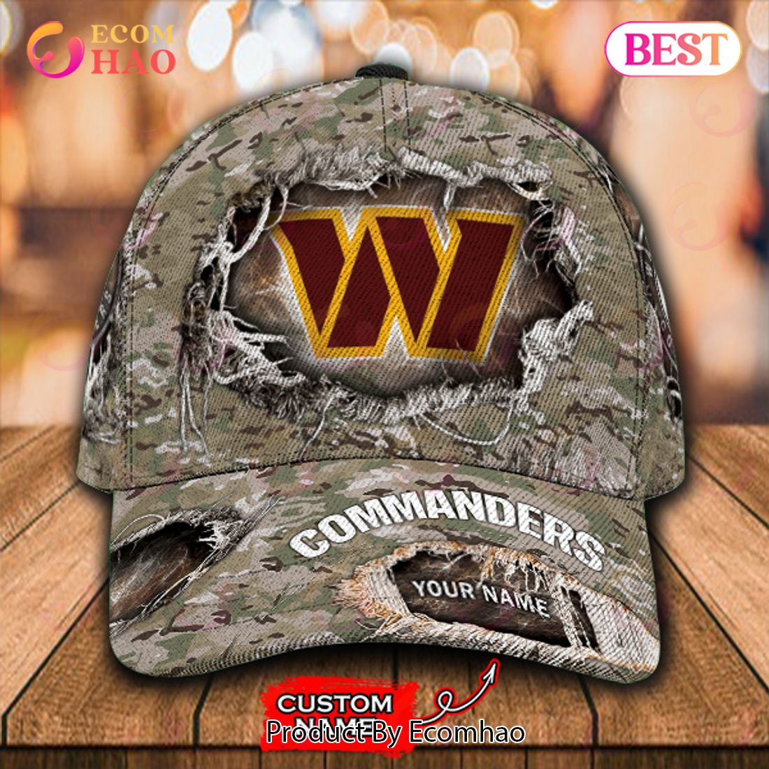 Washington Commanders Cap Classic Custom Name 3DC2304 - Danieleen